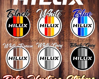 One 4" diameter HILUX Heritage Retro Sticker