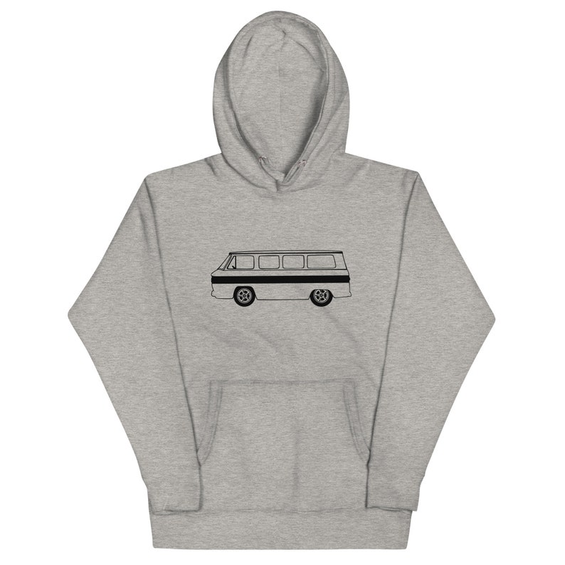 Corvair Greenbrier Unisex Hoodie Carbon Grey