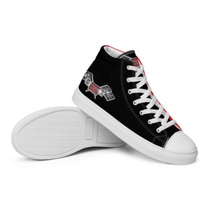 Corvair High Performance Flags Mens high top canvas shoes image 9