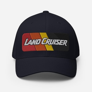 Embroidered FlexFit Land Cruiser Structured Twill Cap