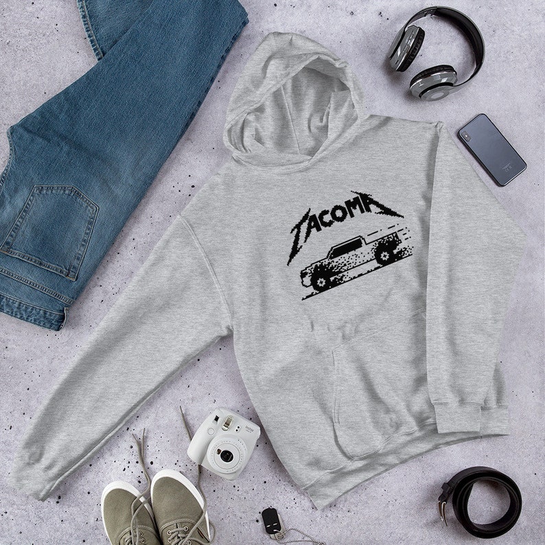 Tacoma Pixel Graphic Unisex Hoodie image 4