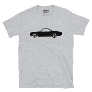 Corvair Late Model Coupe Short-Sleeve Unisex T-Shirt image 7