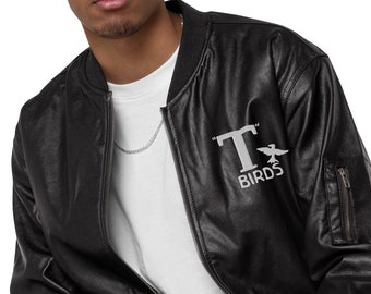 Embroidered Grease T Birds Bomber Jacket