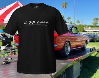 Corvair Friends "The One with the Engine in the Rear" Short-Sleeve T-Shirt