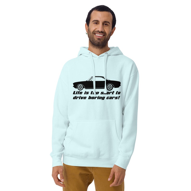 Corvair Life Is Too Short To Drive Boring Cars Unisex Hoodie image 5