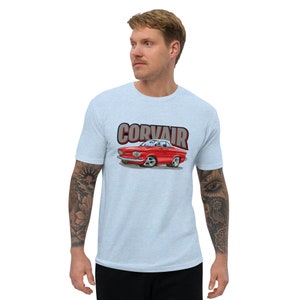 1960 Corvair DazzlaRock Artwork Short Sleeve T-shirt