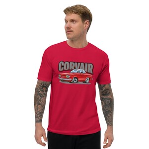 1960 Corvair DazzlaRock Artwork Short Sleeve T-shirt