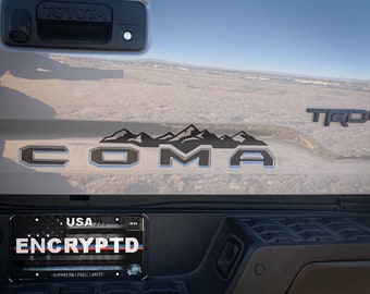 Tacoma Mountains Tailgate Decal Sticker