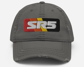 Embroidered SR5 Distressed Dad Hat