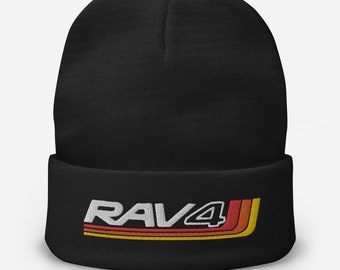 RAV 4 Embroidered Beanie | Etsy Ireland