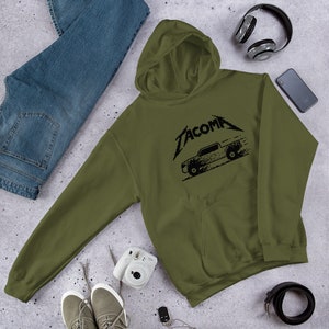 Tacoma Pixel Graphic Unisex Hoodie image 2