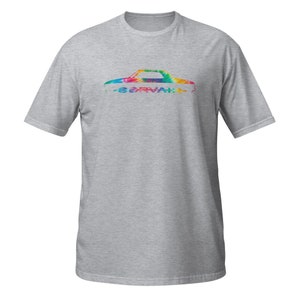 Corvair Tie Dye Sedan 4 door 1965, 1966, 1967, 1968, 1969 Short-Sleeve T-Shirt