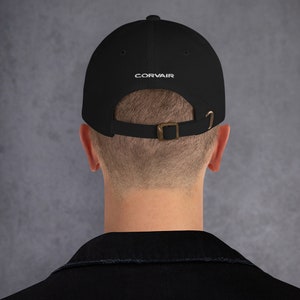 Embroidered front and back Corvair Monza Dad hat