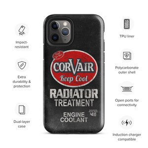 Vintage Corvair Radiator Treatment Tough Case for iPhone®