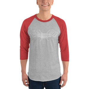 Corvair High Performance Flags 3/4 sleeve raglan shirt image 4