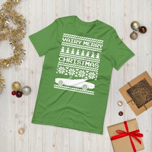 Ugly Christmas Sweater Style 1965-1969 Corvair Convertible Unisex t-shirt