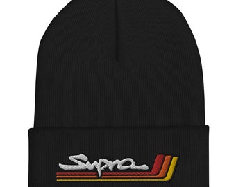 Supra Embroidered Cuffed Beanie