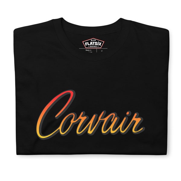 Late Model Corvair Script Short-Sleeve Unisex T-Shirt