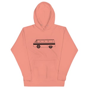 Corvair Greenbrier Unisex Hoodie Dusty Rose