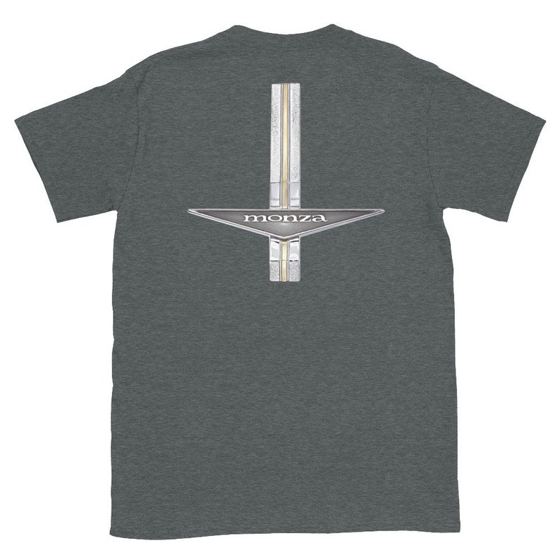 Corvair Monza LM Two Sided Graphics Short-Sleeve Unisex T-Shirt image 6