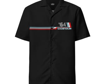 1964 Spyder Turbo Corvair Button Down Hawaiian Bowling shirt