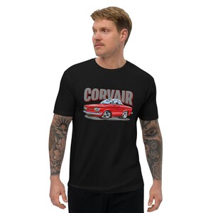 1960 Corvair DazzlaRock Artwork Short Sleeve T-shirt