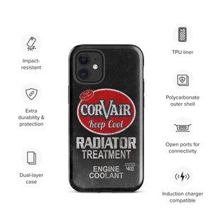 Vintage Corvair Radiator Treatment Tough Case for iPhone®