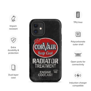 Vintage Corvair Radiator Treatment Tough Case for iPhone®