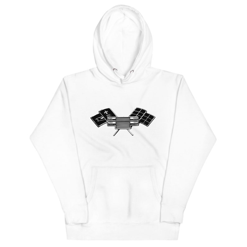 Corvair High Performance Flags Unisex Hoodie White