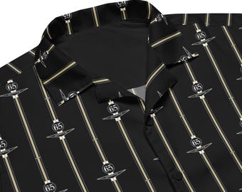 Camisa con botones estilo bolos hawaiano Corvair Monza 1965