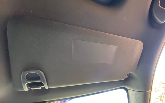 Custom Order Visor Warning Label Blackout Decals.