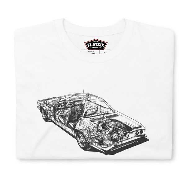 Corvair Ghost Drawing Short-Sleeve Unisex T-Shirt