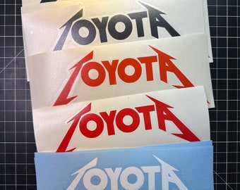 ToyotaTallica Metallica Inspired Toyota Sticker