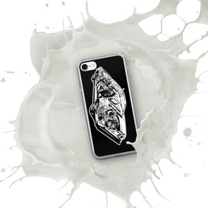 Corvair Ghost Drawing iPhone Case image 2