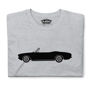 Corvair Late Model Convertible Short-Sleeve Unisex T-Shirt