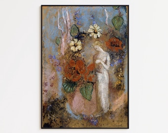 Odilon Redon 'Pandora' Art Print: Fine Art Wall Decor