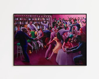Nightlife Art Print by Archibald Motley: Jazz Age Wall Decor