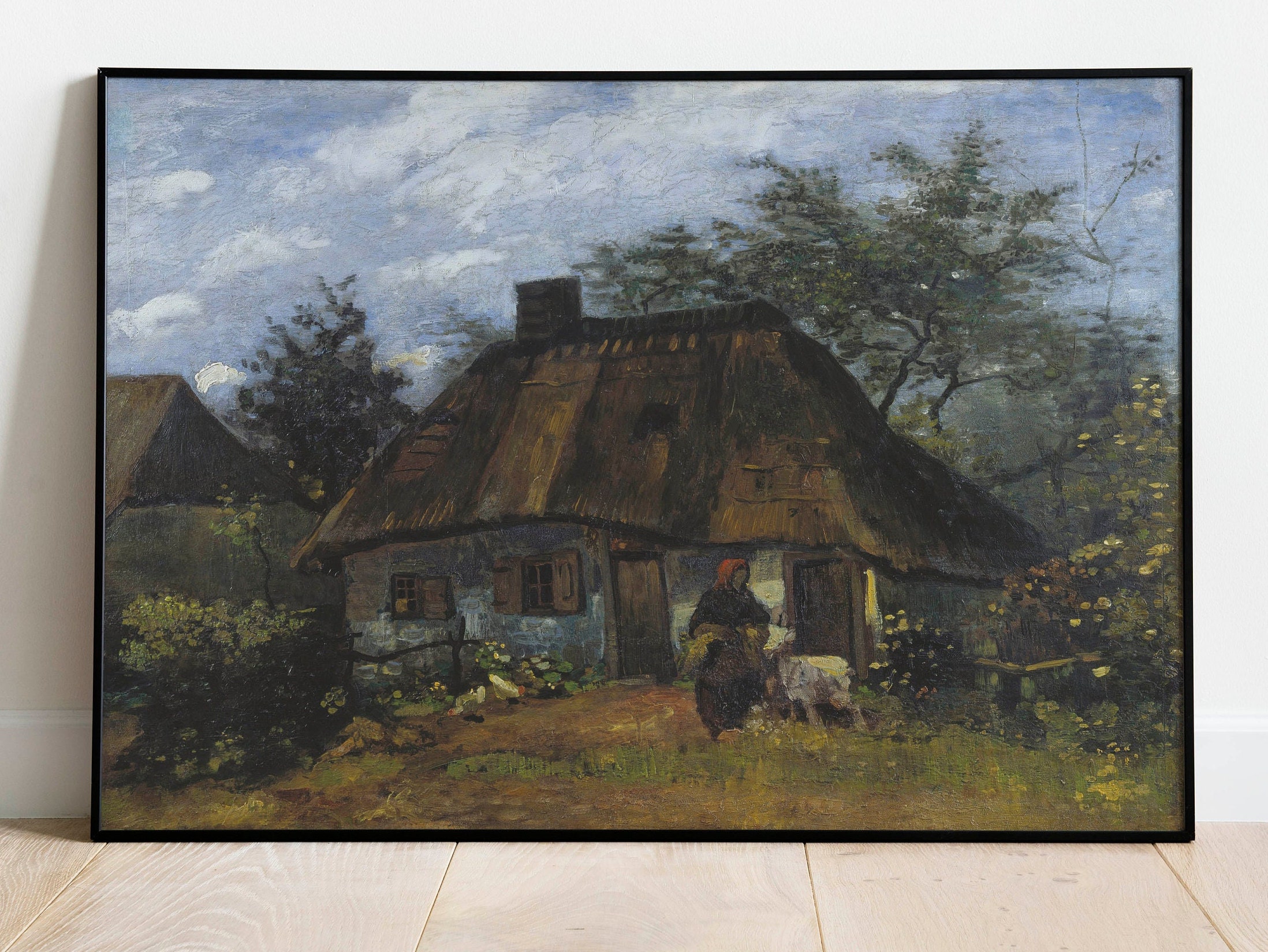 ファン ゴッホ ファームハウス プリント: Nuenen ウォールアート