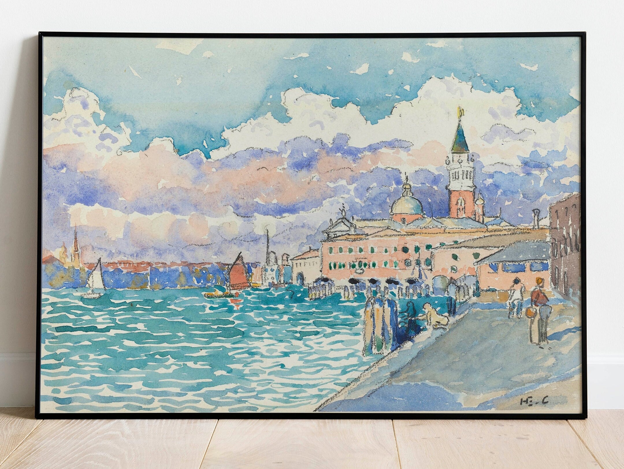 Henri Edmond Cross Venice Art Print: Coastal Wall Decor - Etsy
