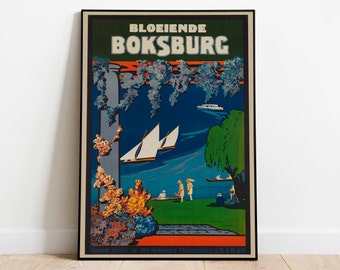 Boksburg Poster Print| South Africa Vintage Travel Poster| Framed Art Print| Canvas Print Wall Decor| Wall Art Prints| Poster Art