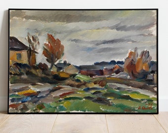 Ilmari Aalto 'Storm' Art Print: Landscape Painting, Wall Decor