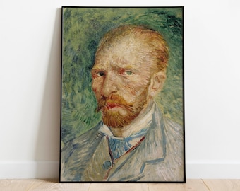 Van Gogh Self-Portrait| Wall Decor Art Poster| Framed Art Print| Art Canvas| Wall Art Print| Poster Print