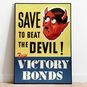World War 2 Propaganda Poster| Poster Vintage| Canvas Print Wall Art| Framed Art Print| WW2 Wall Prints| Poster Print| Wall Art Prints