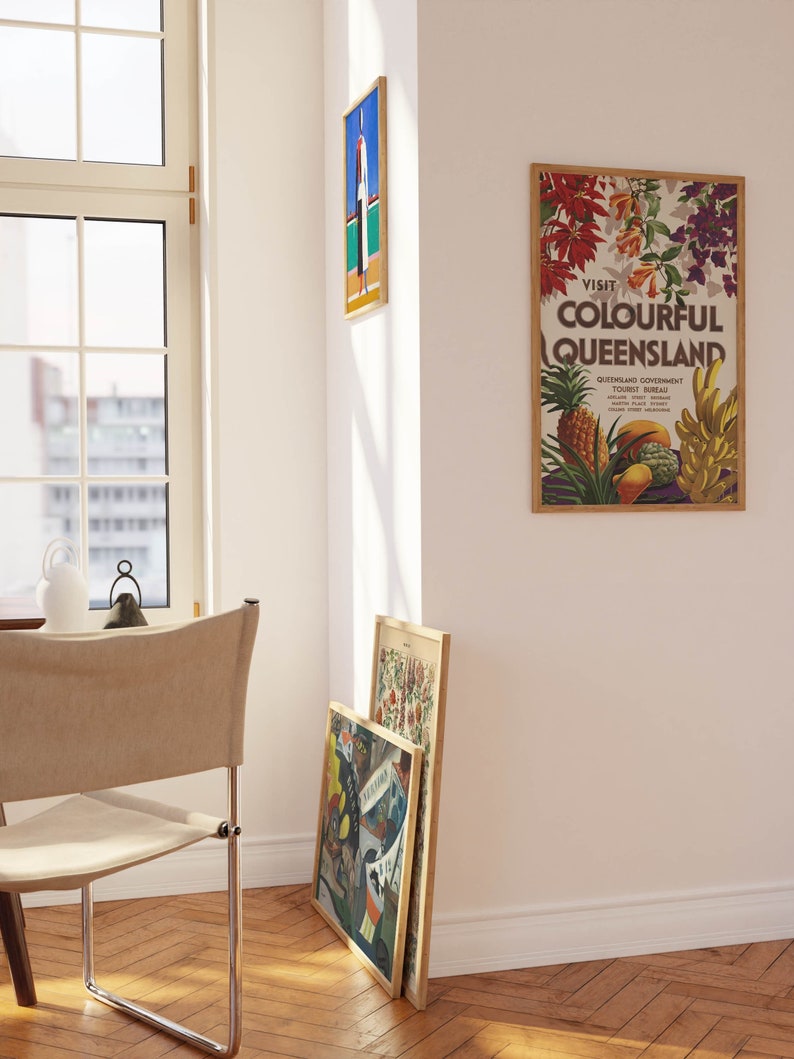 Queensland Poster Print Gallery Wall Prints Canvas Print Etsy