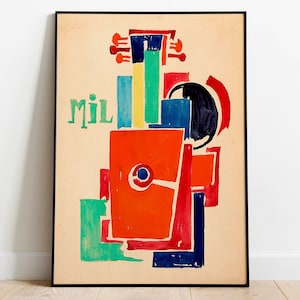 Impresión de bellas artes de Amadeo de Souza Cardoso/ Impresión de decoración de pared/ Póster de arte de decoración de pared/ Impresión de arte enmarcada / Lienzo de arte / Impresión de arte de pared