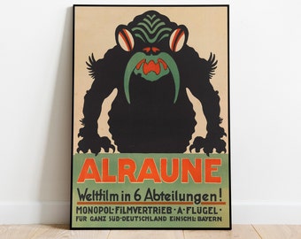 Alraune Movie Poster: Vintage Monster Art Print