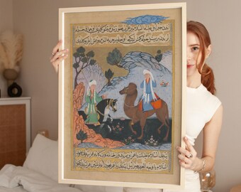 Archangel Gabriel & Zayd Ibn Amr: Islamic Art Print - Etsy