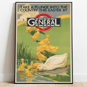 Póster publicitario Vintage para decoración de pared, impresión de pared subterránea de Londres, lienzo impreso, arte de pared, impresión artística Vintage
