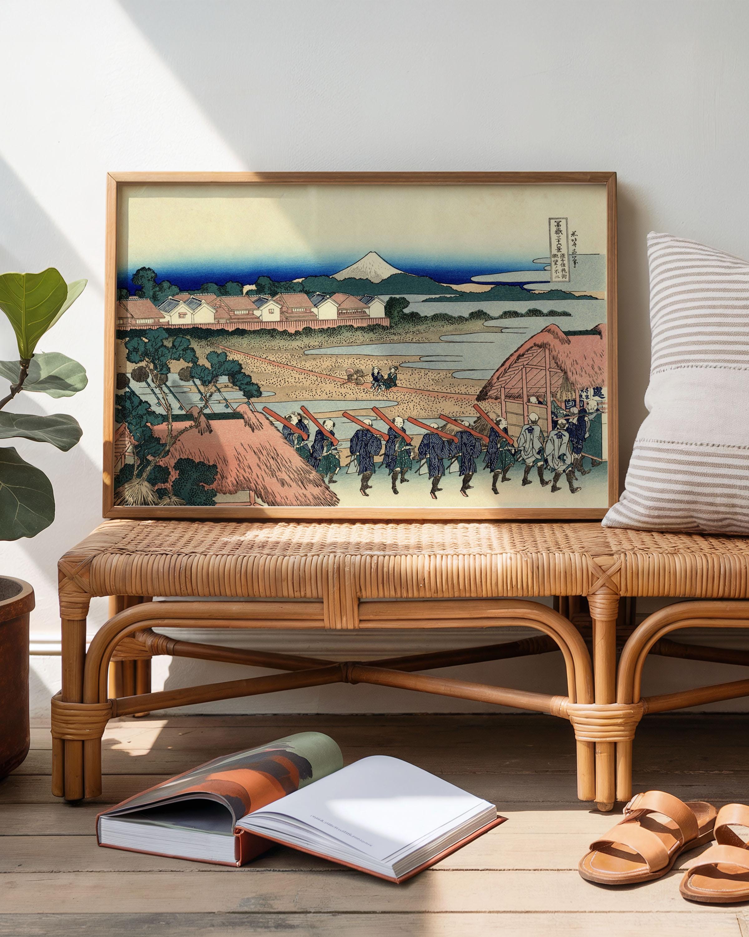Hokusai Mount Fuji Japanese Art Print: Vintage Ukiyo-e Wall Decor - Etsy