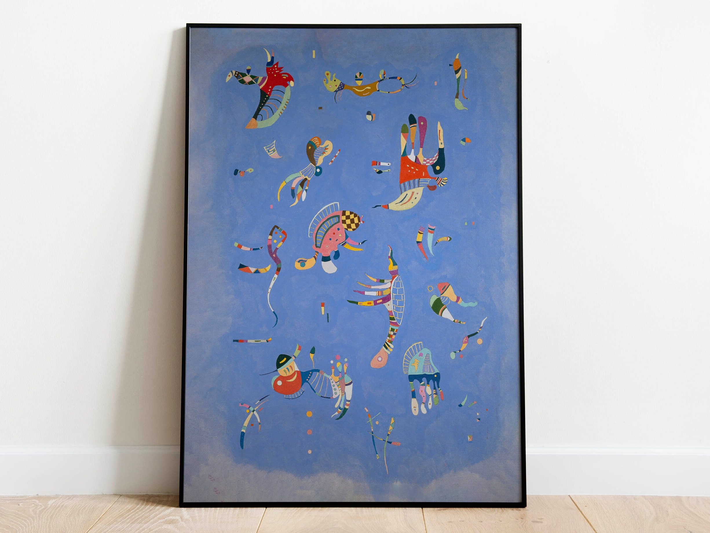 Wassily Kandinsky Sky Blue Art Print: Abstract Wall Decor - Etsy